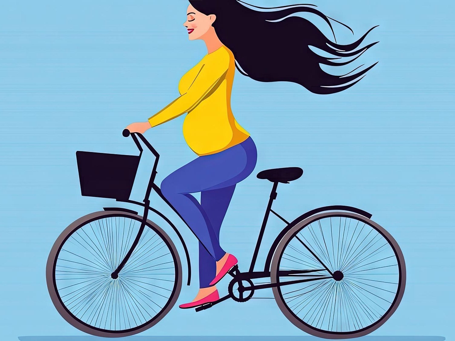 Schwangerschaft: Radeln gegen Zucker