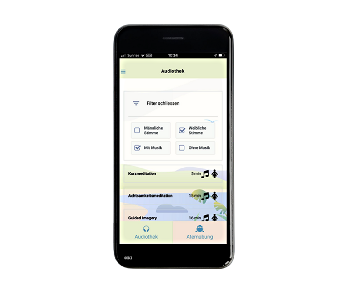 CanRelax 2.0 bietet verschiedene Entspannungs-Einheiten CanRelax 2.0 bietet verschiedene Entspannungs-Einheiten