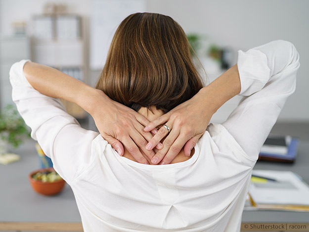 Carstens-Stiftung: Nackenschmerzen? Tief durchatmen!